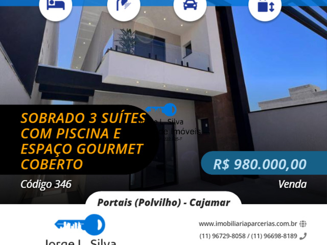 #346 - Sobrado para Venda em Cajamar - SP - 1