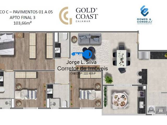 #624 - Apartamento para Venda em Cajamar - SP - 1